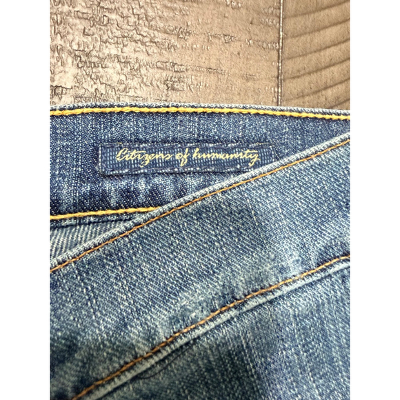Citizens of Humanity Ingrid Flare Jeans Women’s Size 27 Ditsy #191 Embroidered - Picture 9 of 10